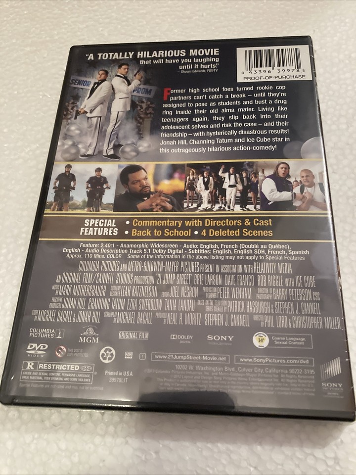 21 Jump Street The Movie DVD NEW Sony 2012 eBay