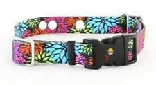 Electric Dog Fence Replacement Collar Straps- Universal Fit (Flower Days S/M/L)