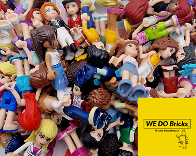LEGO Friends Mini figure Dolls Random Bundle x5 Per pack FREE