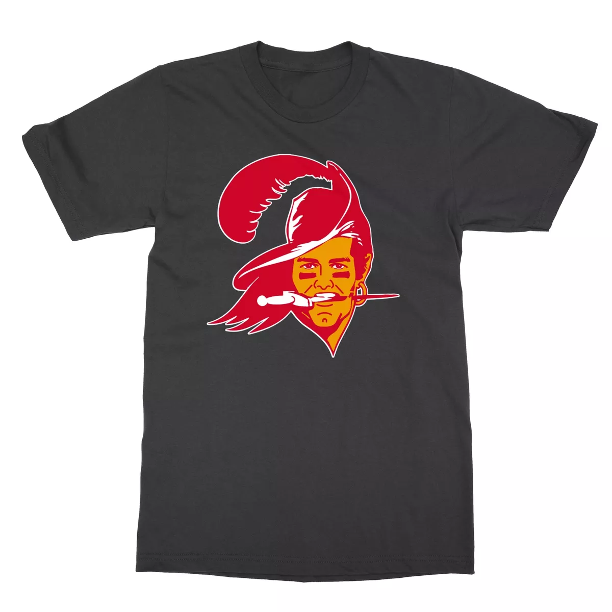 Tom Brady Tampa Bay Buccaneers Bucs Old School Logo Men's T-shirt