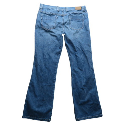 Vintage Eddie Bauer Jeans Med Wash Boot Cut Leg Denim Women's 14 Actual 36X31.5 - Picture 4 of 14