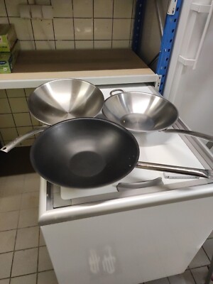 3 Stück spring wok