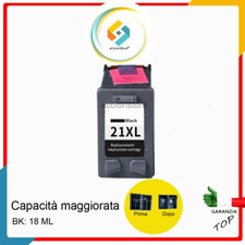 Cartucce stampante hp 21  BK compatibile PSC1410 DeskJet F2180 3910 D1320 F2214