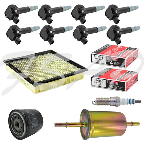 Tune Up Kit 2013 Ford F150 5.0L Heavy Duty Ignition Coil DG542 Spark