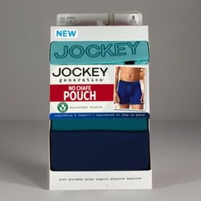 Jockey Boxer Briefs Mens Small 3-Pack No Chafe Pouch Microfiber Stretch 28-30