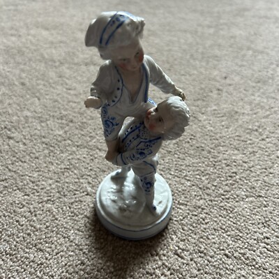 Antike Ernst Bohne & Söhne Germany um 1856 Junge Jungen Figur 