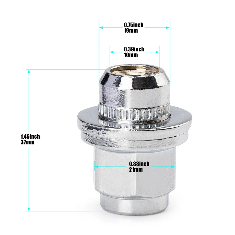 2 PIEZAS TUERCAS Rueda Para Toyota Lexus ES300h GS350 Nuevo 90942-01033 90080-17039 Foto 2 de 4