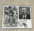 TOM COUGHLIN SIGNED AUTOGRAPHED 8X10 PHOTO BC EAGLES NY GIANTS CAS AUTHENTIC