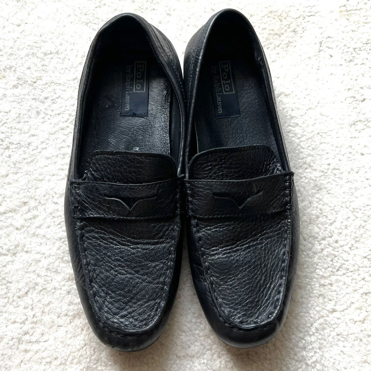 Polo shop loafers black