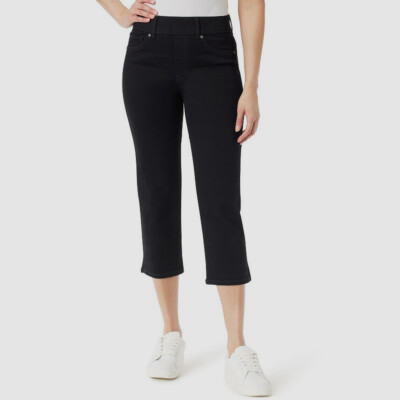 Gloria Vanderbilt Womens' Black Shape Effect High-Rise Capri Jeans Pants Size 8