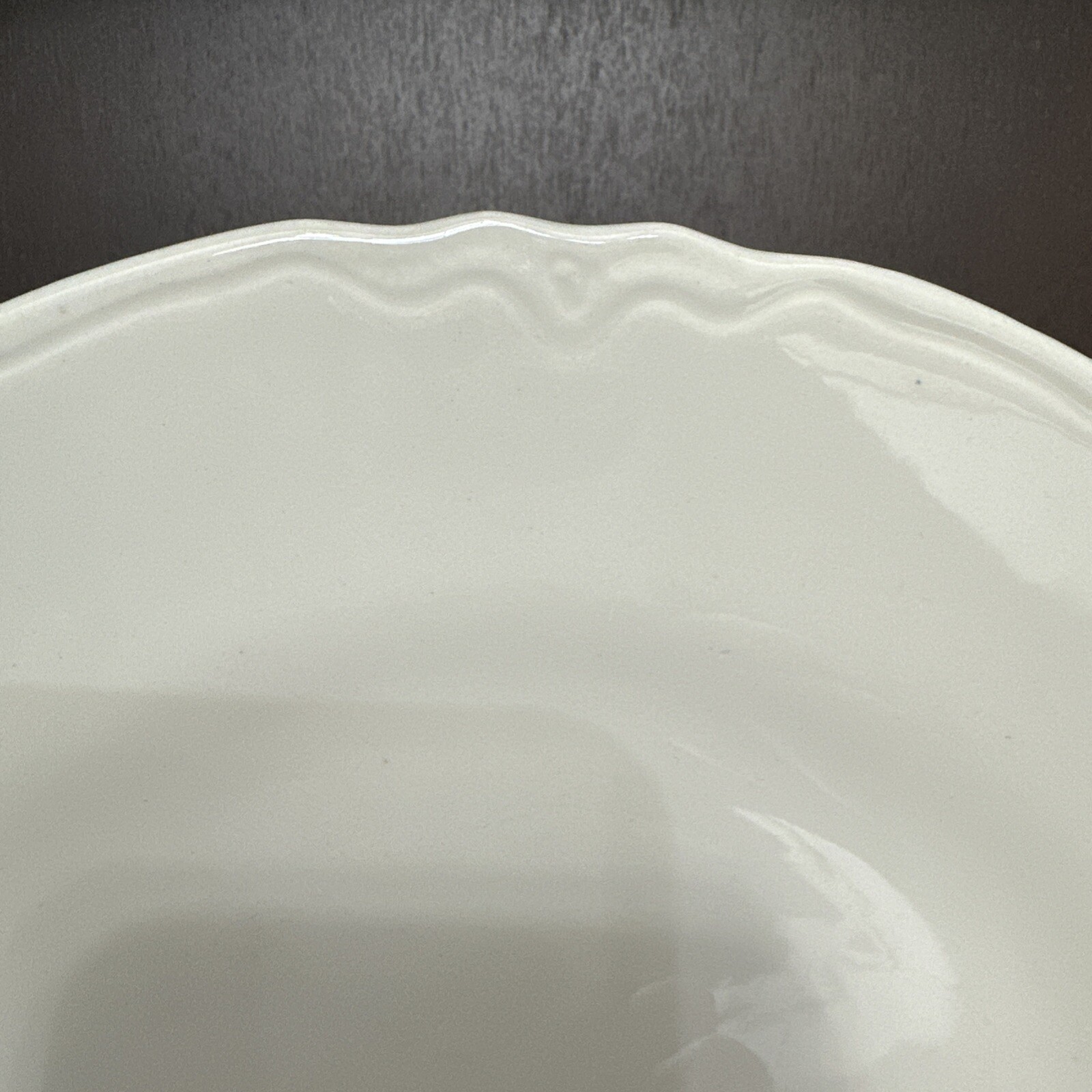 Homer Laughlin Luncheon Plate Republic Restaurant Ware 9.25" Ivory Vintage