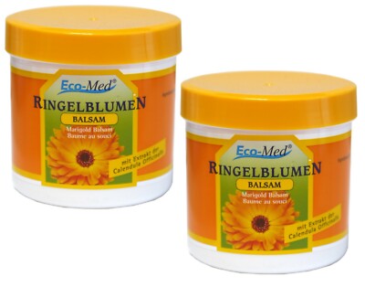  Eco Med Ringelblumen Salbe Balsam Baby Senioren Pflege, 2x 250ml