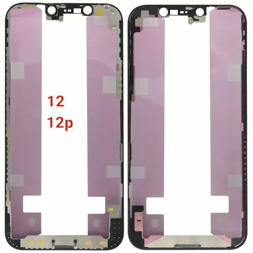 Front Glass Screen OCA Laminated Bezel Frame Replacement for iPhone 12 Pro 6.1'' - Foto 6 di 8