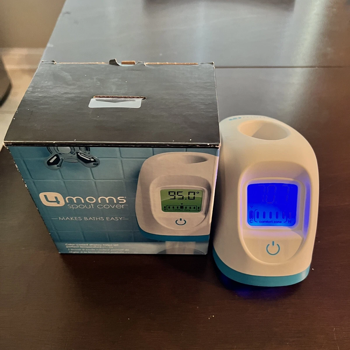4MOMS SPOUT COVER WATER THERMOMETER TEMPERATURE FOR BABY BATHS eBay