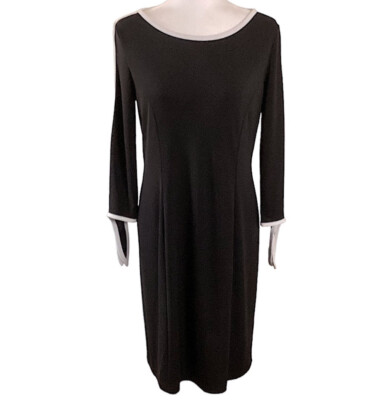 talbots black dress Heart Velvet A-Line Dress