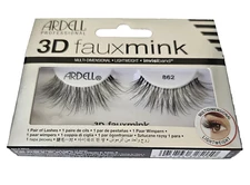Ardell 3D Faux Mink False Eyelash Set w/ Invisiband #862 Multi Dimensional NIB