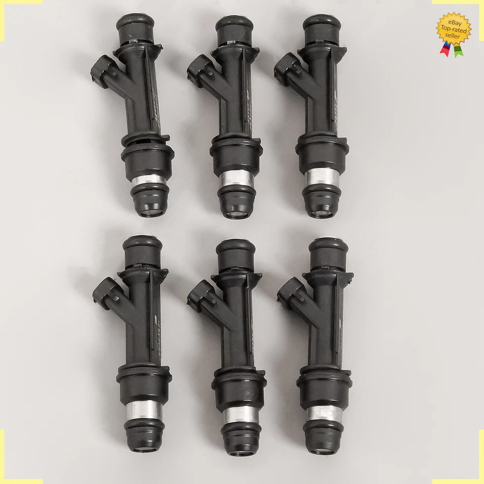 Paquete de 6 inyectores de combustible OEM para Chevrolet Monte Carlo 2000-2004 3,8 L 25323972 Foto 2 de 4