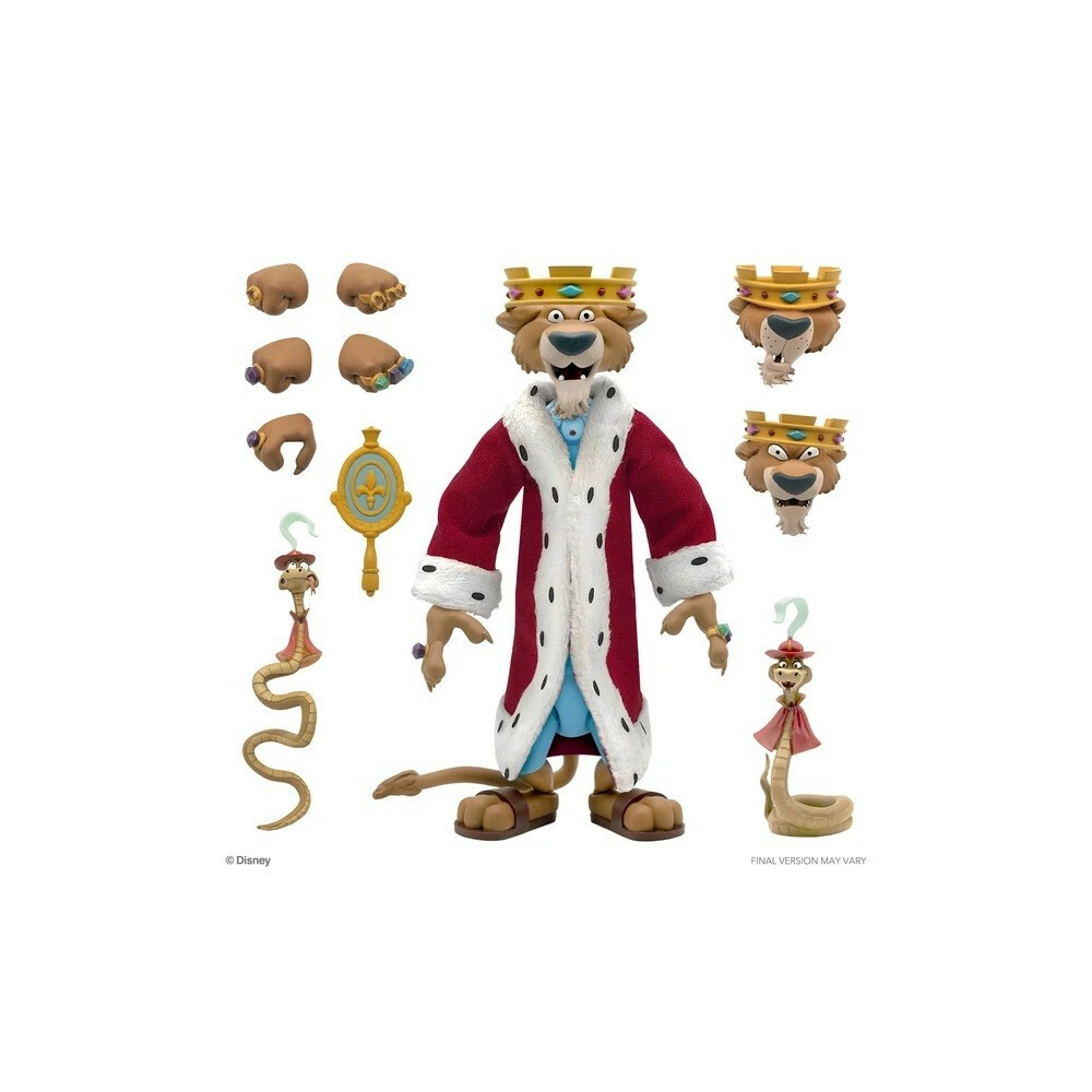 Super 7 Disney Prince Jean figurine Ultimates avec visages interchangeables