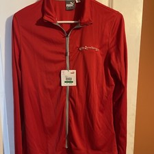 Puma Iconic T7 Track Jacket Woman  s Sz L High Risk Red 50