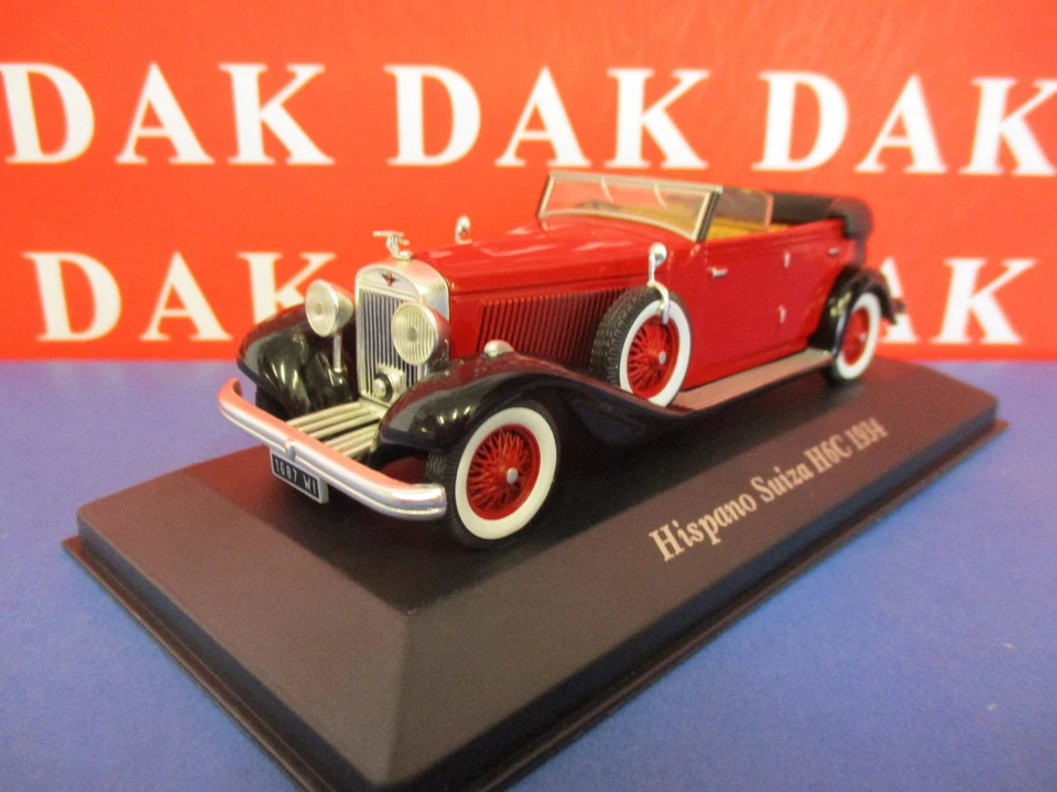 Die cast 1/43 Modellino Auto Hispano Suiza H6C 1934 - Immagine 2 di 4