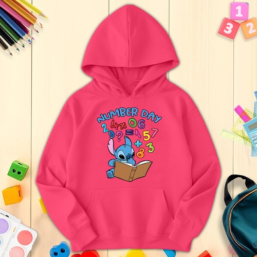 Boys Girls Playful And Colourful Designs Number Day Ideas Jumper Hoody #ND - Picture 14 of 52