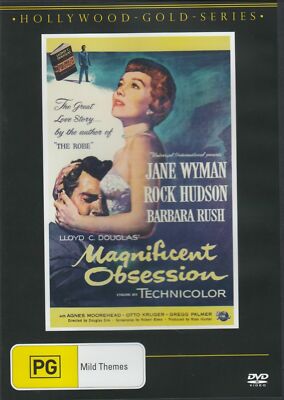 MAGNIFICENT OBSESSION DVD 1954 NEW Region 4 Jane Wyman, Rock Hudson RARE