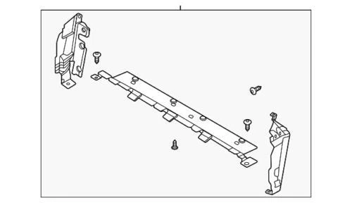 Genuine Ford Air Deflector ML3Z-8327-G