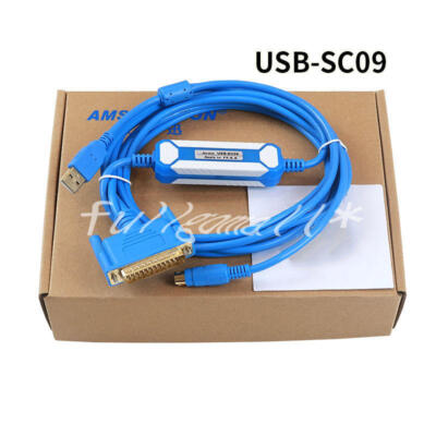 USB-SC09 PLC Programming Cable For Mitsubishi FX FX1S 1N 2N 3U AW Series PLC