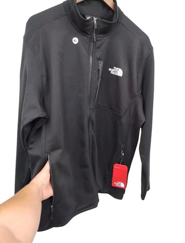The North Face Men's Apex Bionic Softshell Windproof Jacket Cozy Black Pocket XL - Picture 4 of 16