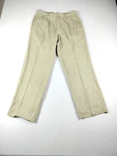 Tommy Bahama Pants Mens 33 Beige Silk Corpcore Professional Career Work Wear