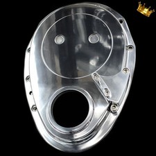 Small Block Chevy Aluminum Timing Chain Cover With Pointer For 283 327 350 400