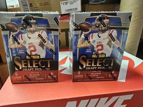 2022 PANINI Select Draft Picks Football NFL Card Blaster Box Lot Brand New