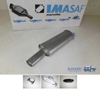 Imasaf ESD Auspuff Endtopf für Opel Kadett E CC 2.0 GSI 95KW 1986-1991 + ZubehöR