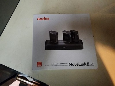 Godox MoveLink II M2 2.4g Wireless Lavalier Omnidirectional Microphone System 