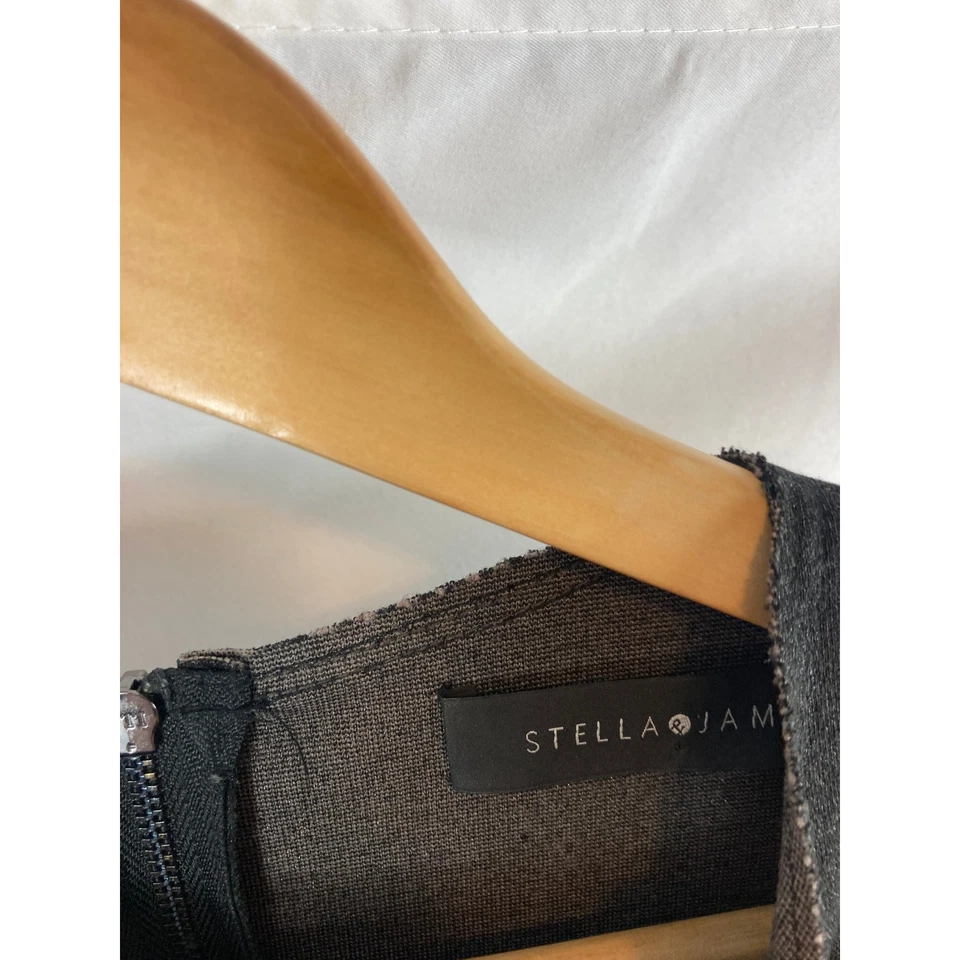 Top Rio de cuero negro Stella & Jamie talla pequeña Foto 3 de 4