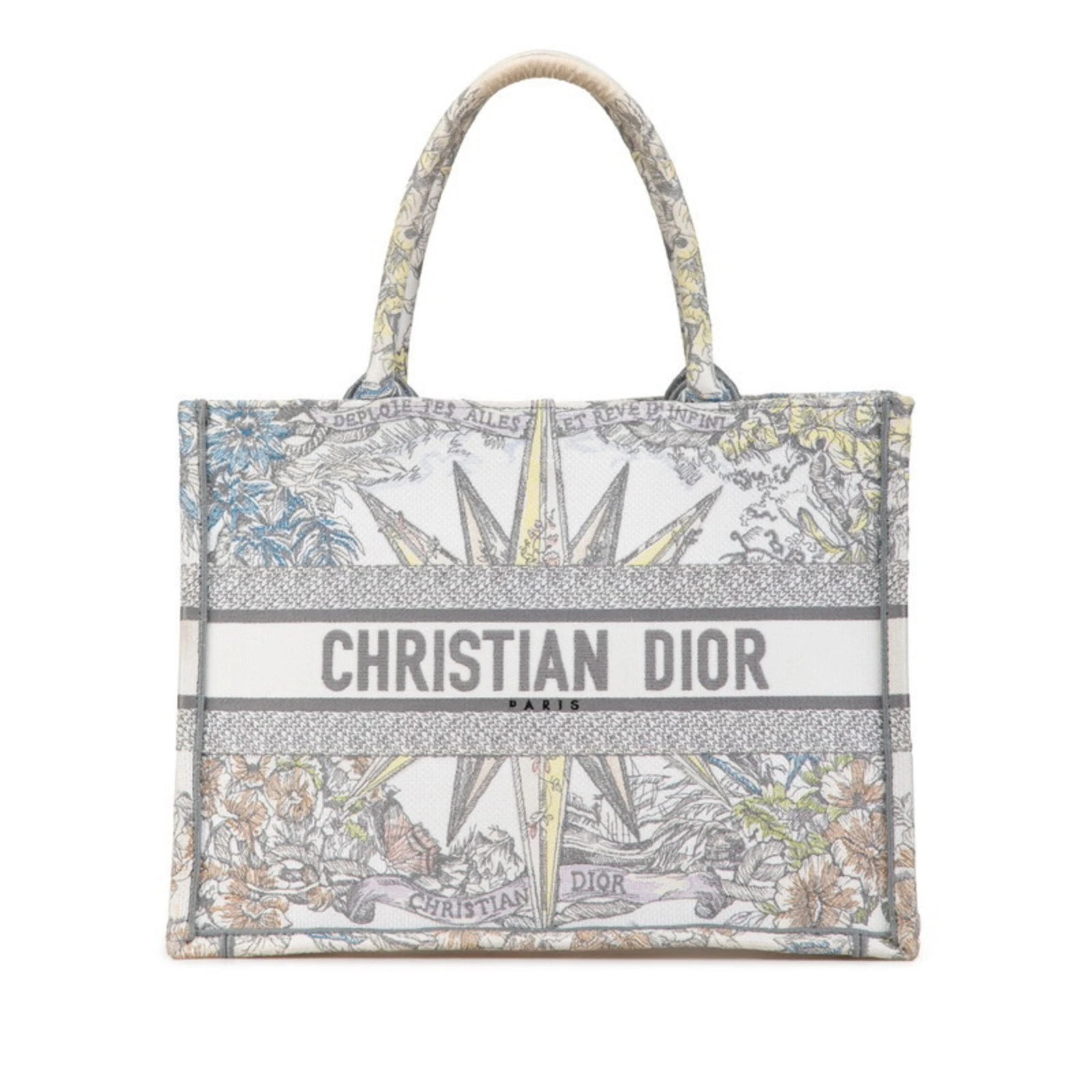 Christian Dior Dior Dior Reve d'Anfini Book Tote Bag 50 MA 0292 Blanc M... GZl15ij8