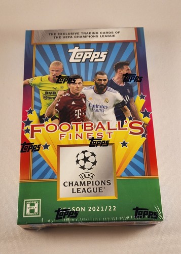 2021 2022 Topps Finest Flashbacks UEFA Champions League Soccer Sealed Box