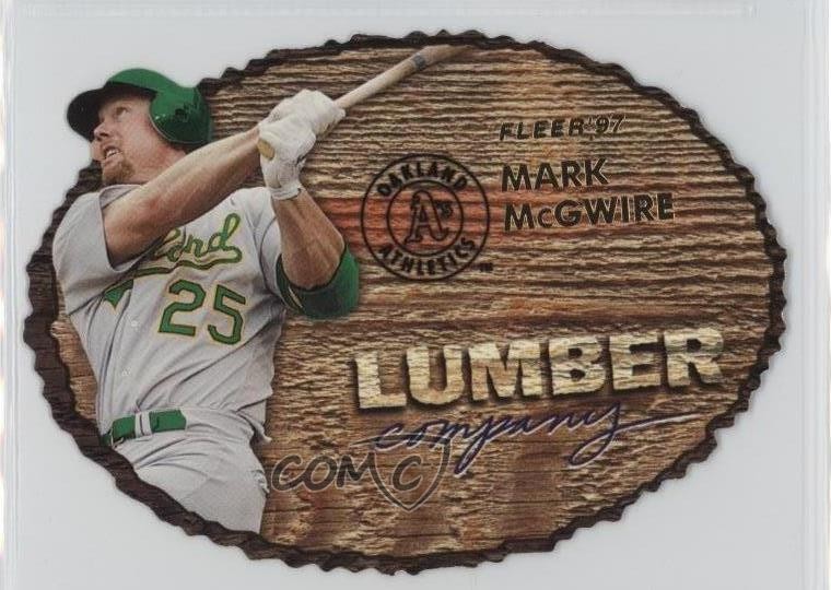 1997 Fleer Lumber Company Mark McGwire #12 m1k