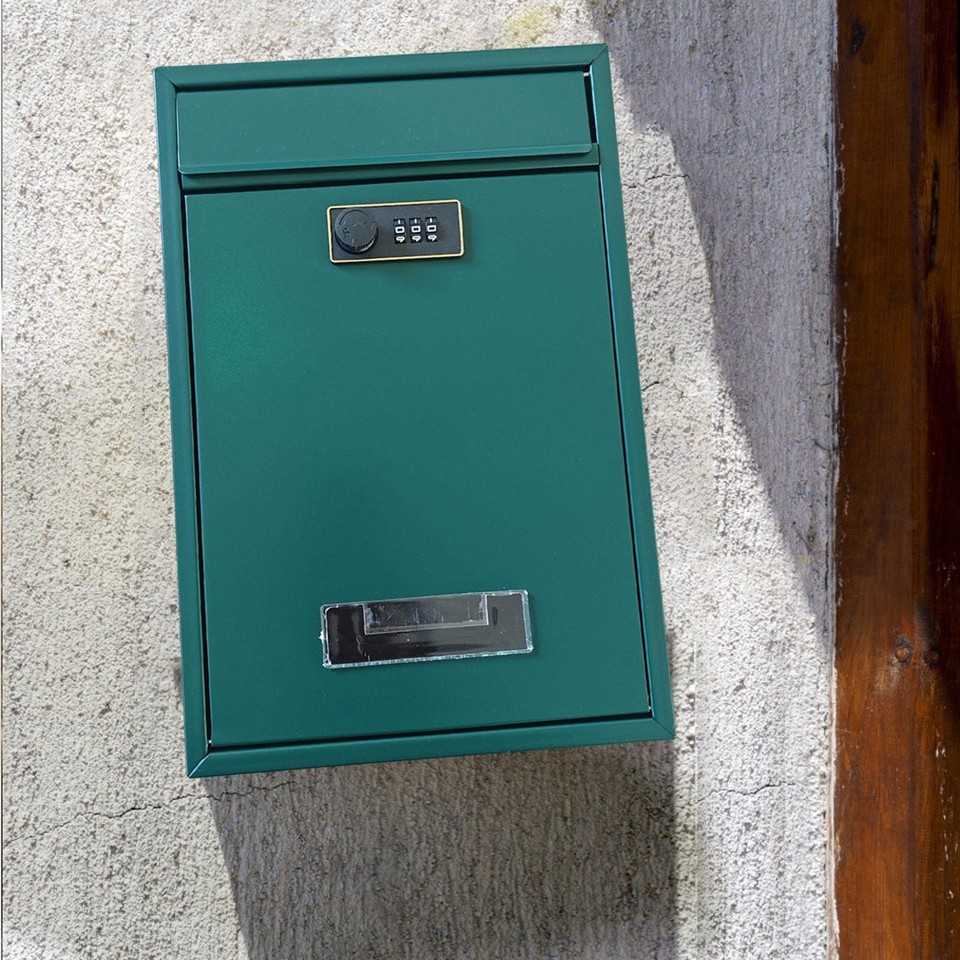 Wall Mounted Locking Mailbox Mail Collection Box for Residential ...