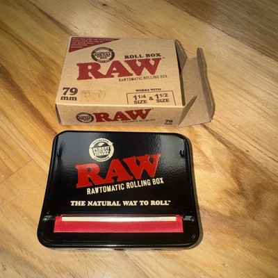 RAW 79mm Adjustable Automatic Cigarette Rolling Box (RED) Packaging May  Vary