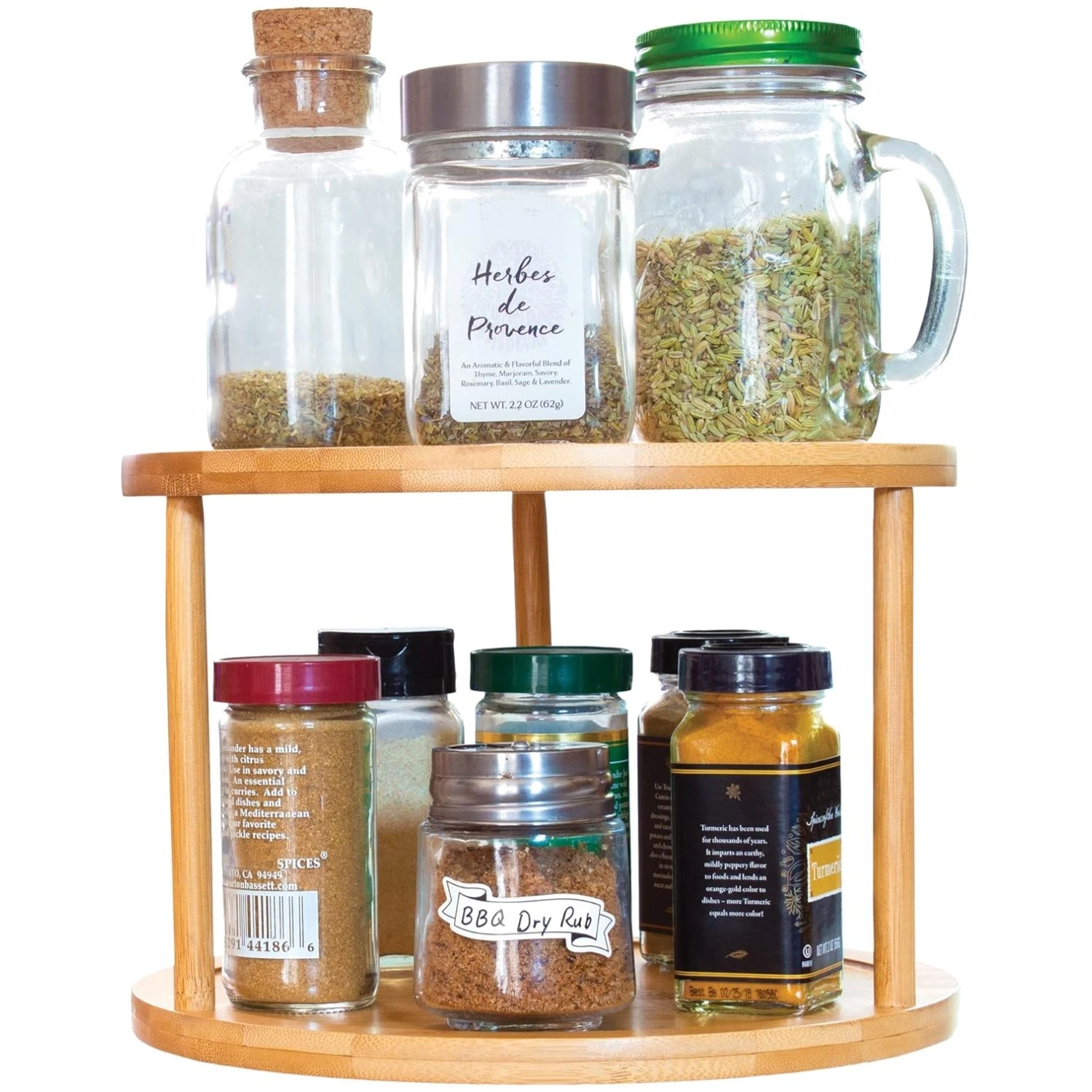 Eco-Friendly Bamboo Kitchen Organizer