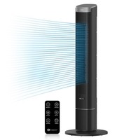 Tower Fan | 43 inch Oscillating Tower Fan | Remote | 4 Fan Speeds | PureMate