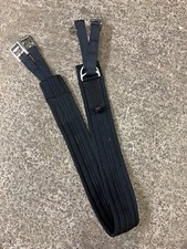 Aerborne 47" synthetic webbing humane horse saddle girth black (new)