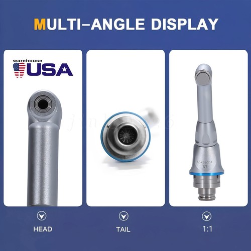 Dental Endo Motor Handpiece Push Endodontic 1:1 16:1 Reduction Contra Angle Head - Afbeelding 12 van 20