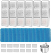 12 Pack Cat Water Fountain Filters Replacement Compatible with Oneisall Cat Wa