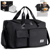 Sporttasche Faltbar 35L Wasserabweisend Mit Schuhfach Nassfach Herren Damen