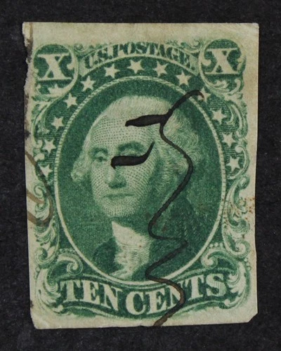 CKStamps: US Stamps Collection Scott#15 10c Washington Used CV$140