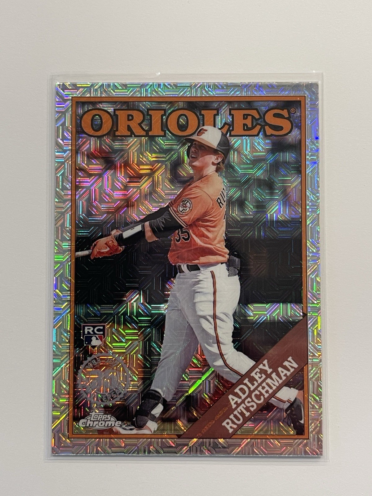 2023 Topps Series 1 - 1988 Topps Chrome Silver Pack Adley Rutschman #T88C-5 (RC)