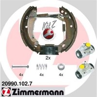 Zimmermann Bremsbackensatz Vormontiert 180Mm Passend FüR Renault Clio Super |