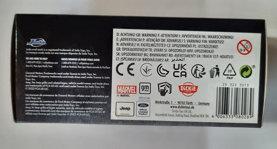 Doctor Stange & 2017 Ford GT macchina Marvel Jada Toys scala 1:32 maclama - Immagine 4 di 4